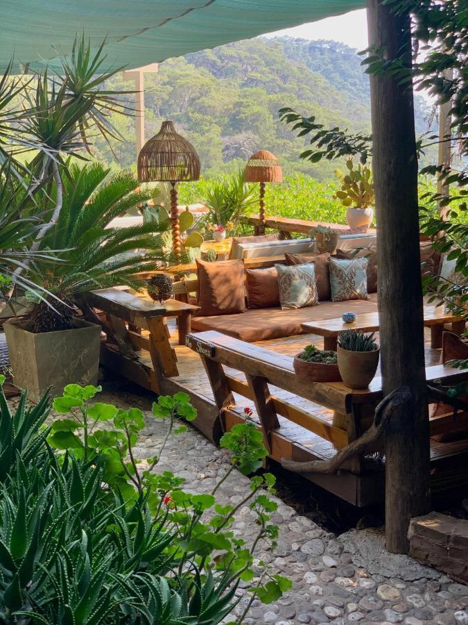 Large Bungalow With Sea View In Kabak Bay, Oeluedeniz Fethiye Extérieur photo